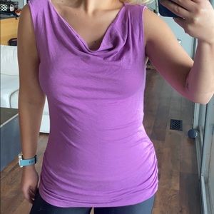 Michael Stars cowl-neck tank